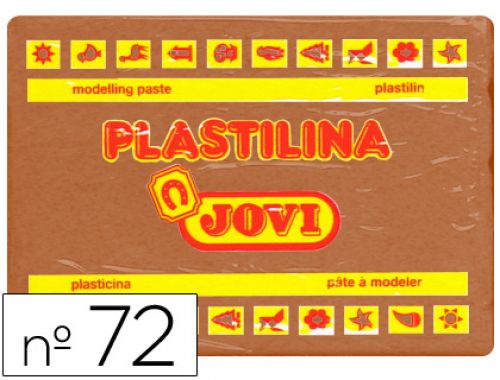 Plasticina jovi 72 350 gr castanho , Jovi , 22156 , 8412027007313